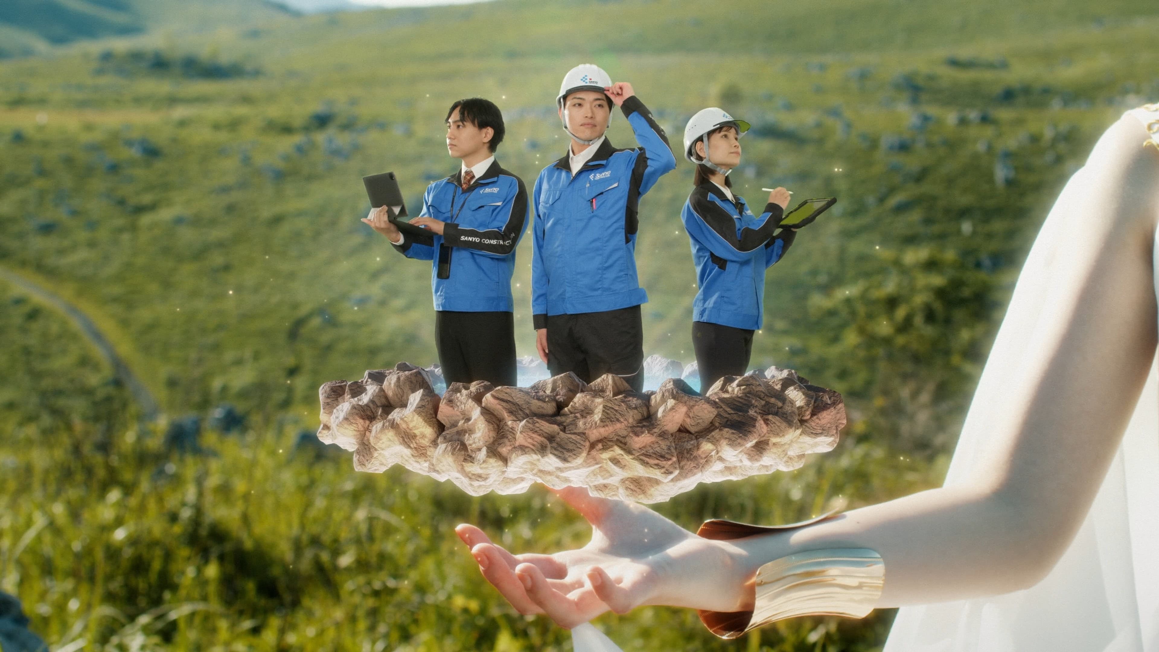 山陽建設 『あなたはどっち？編』 TVCM still 2